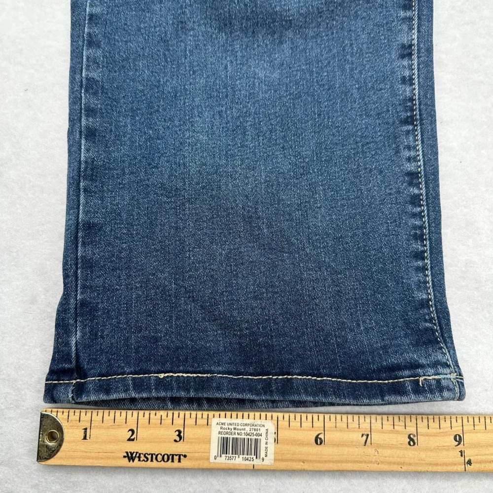True Religion Bobby Applique Relaxed Baggy Jeans Medium Blaze Wash 33X32 NWT New
